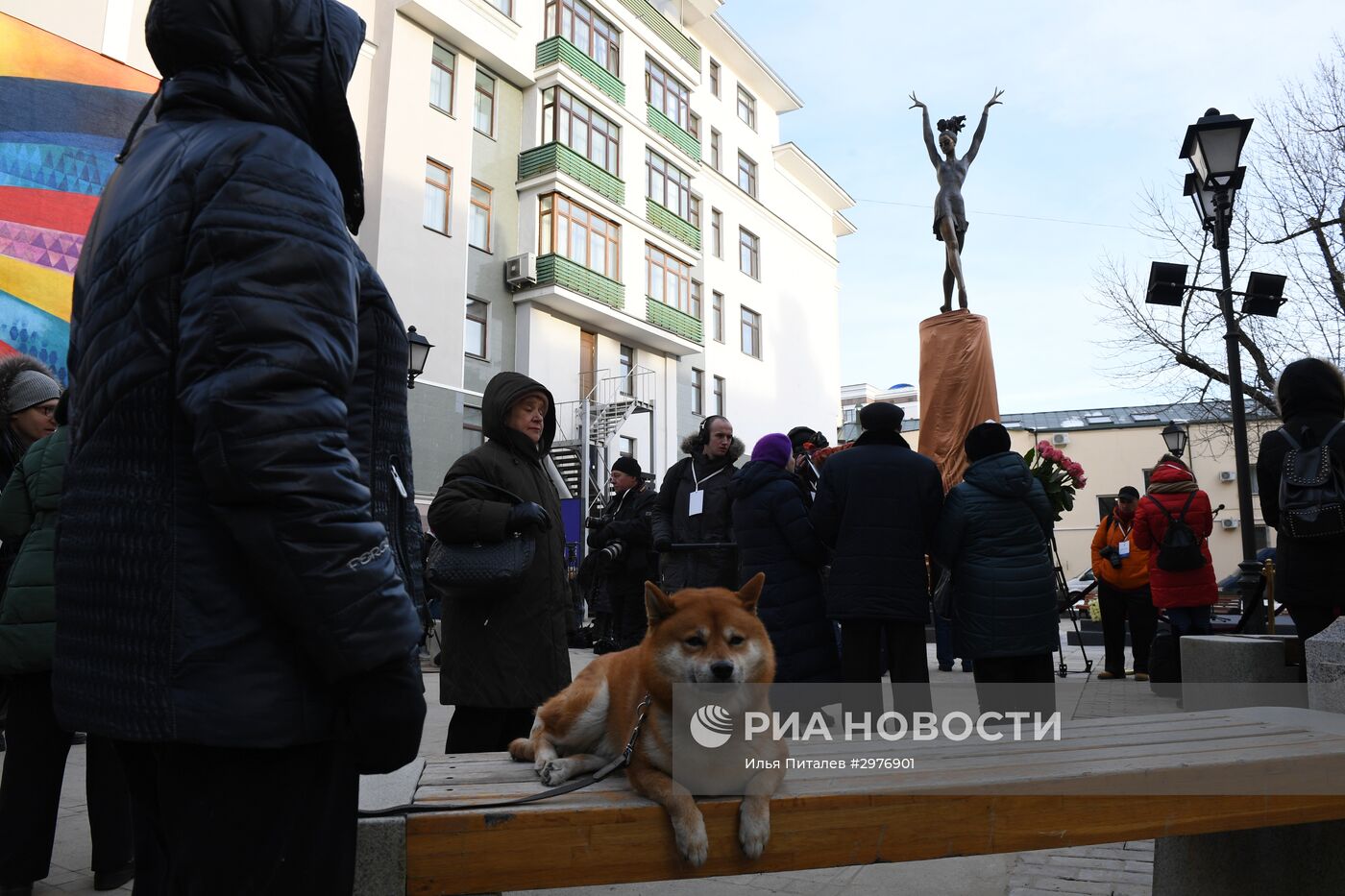 Открытие памятника Майе Плисецкой в Москве