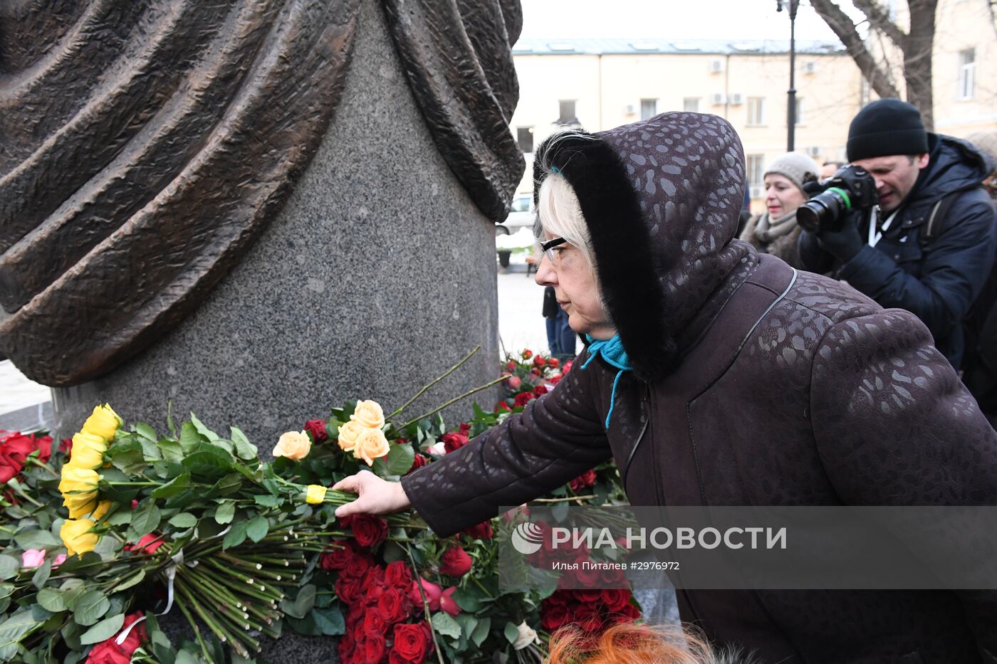 Открытие памятника Майе Плисецкой в Москве