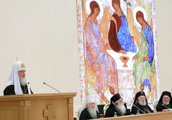 Празднование 70-летия патриарха Московского и всея Руси Кирилла