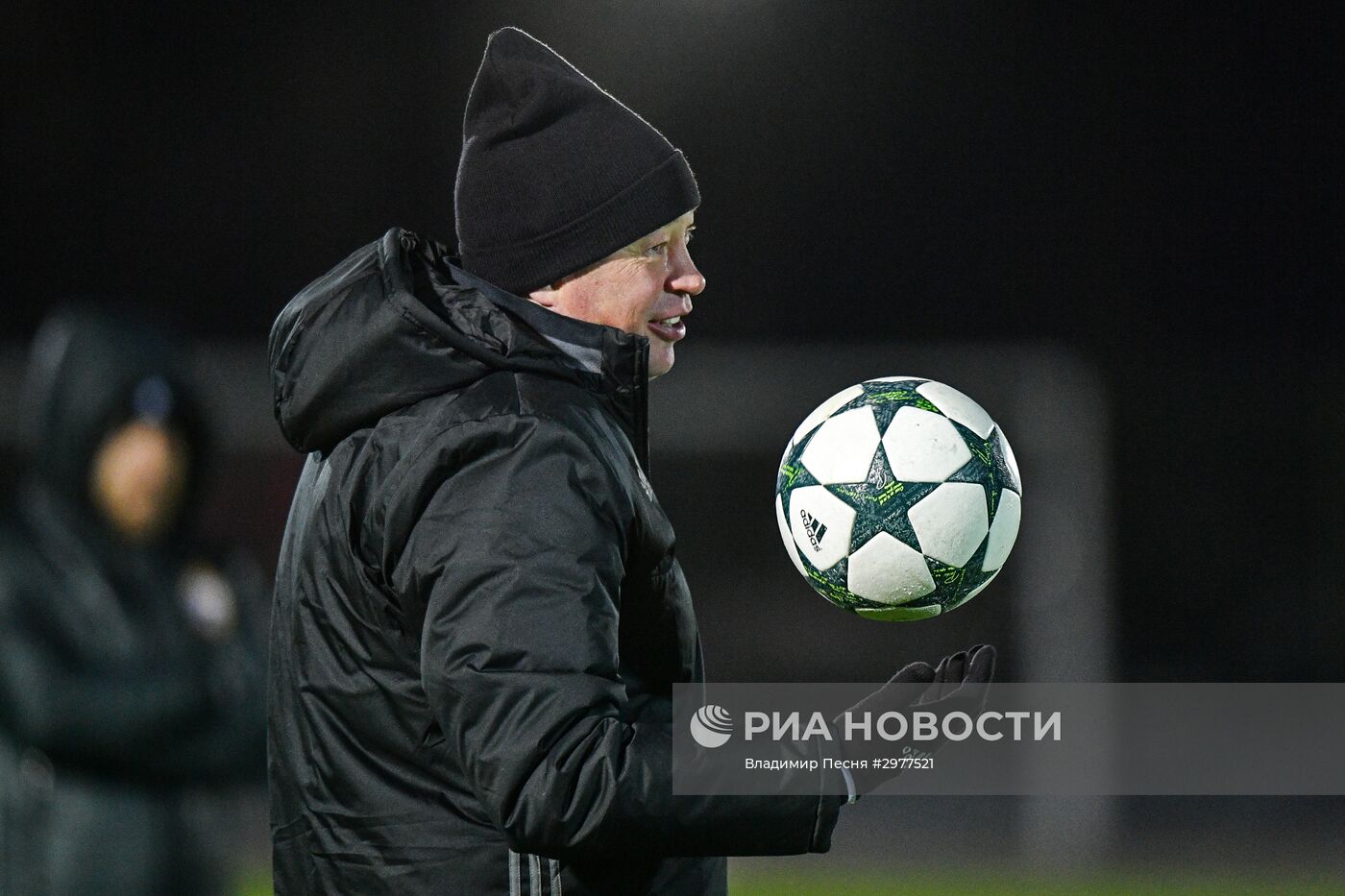 Футбол. Лига чемпионов. Тренировка ПФК ЦСКА