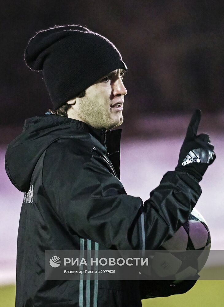 Футбол. Лига чемпионов. Тренировка ПФК ЦСКА