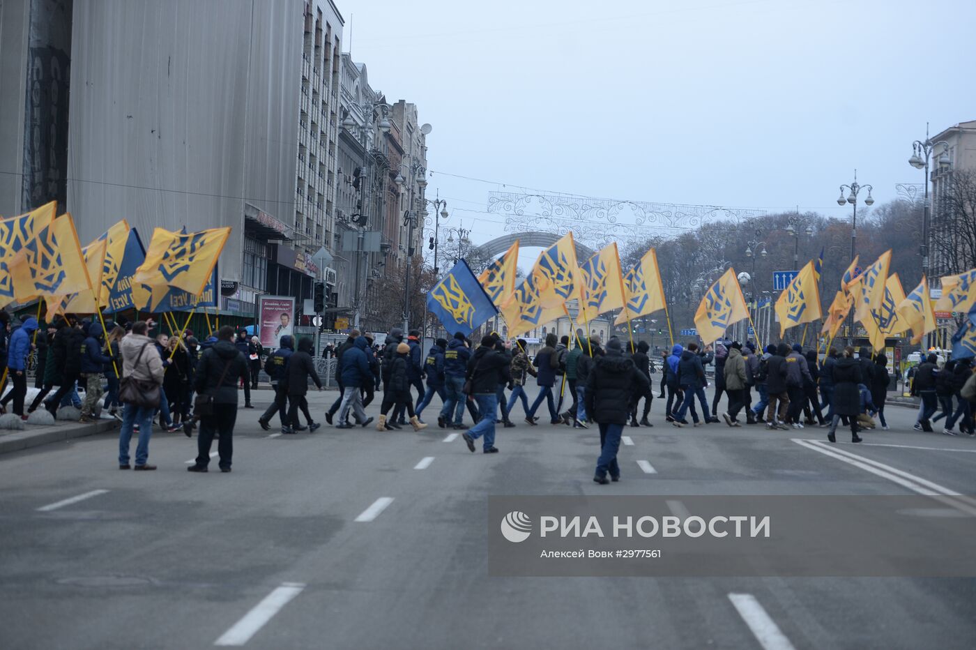 Годовщина начала событий на киевском Майдане