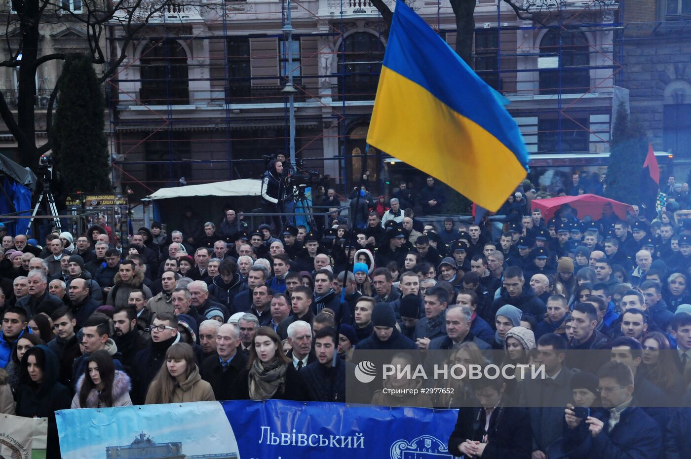 Годовщина начала событий на киевском Майдане