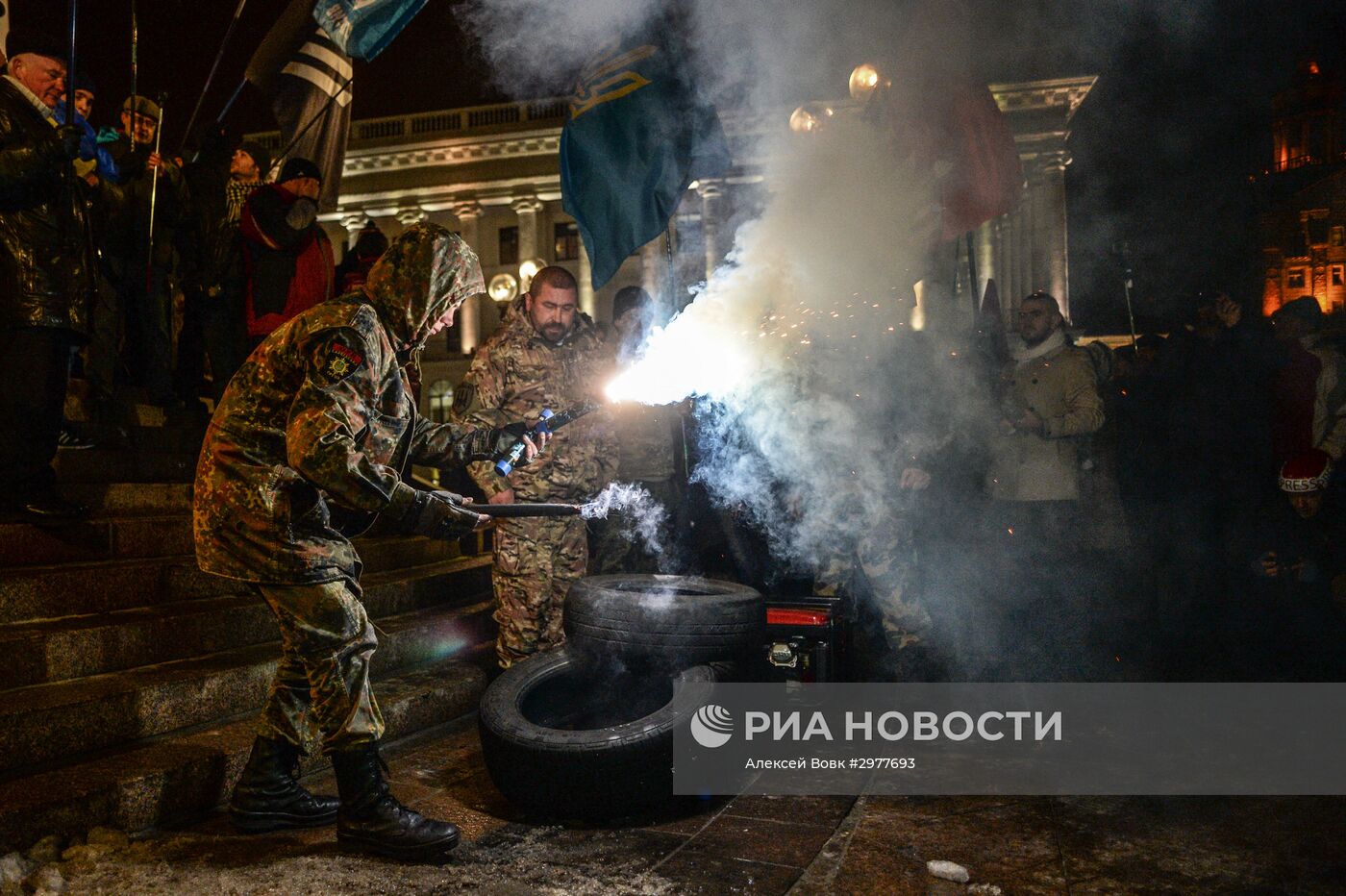 Годовщина начала событий на киевском Майдане
