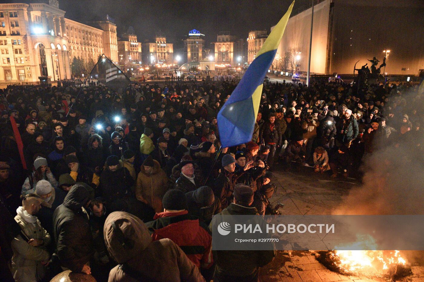 Годовщина начала событий на киевском Майдане