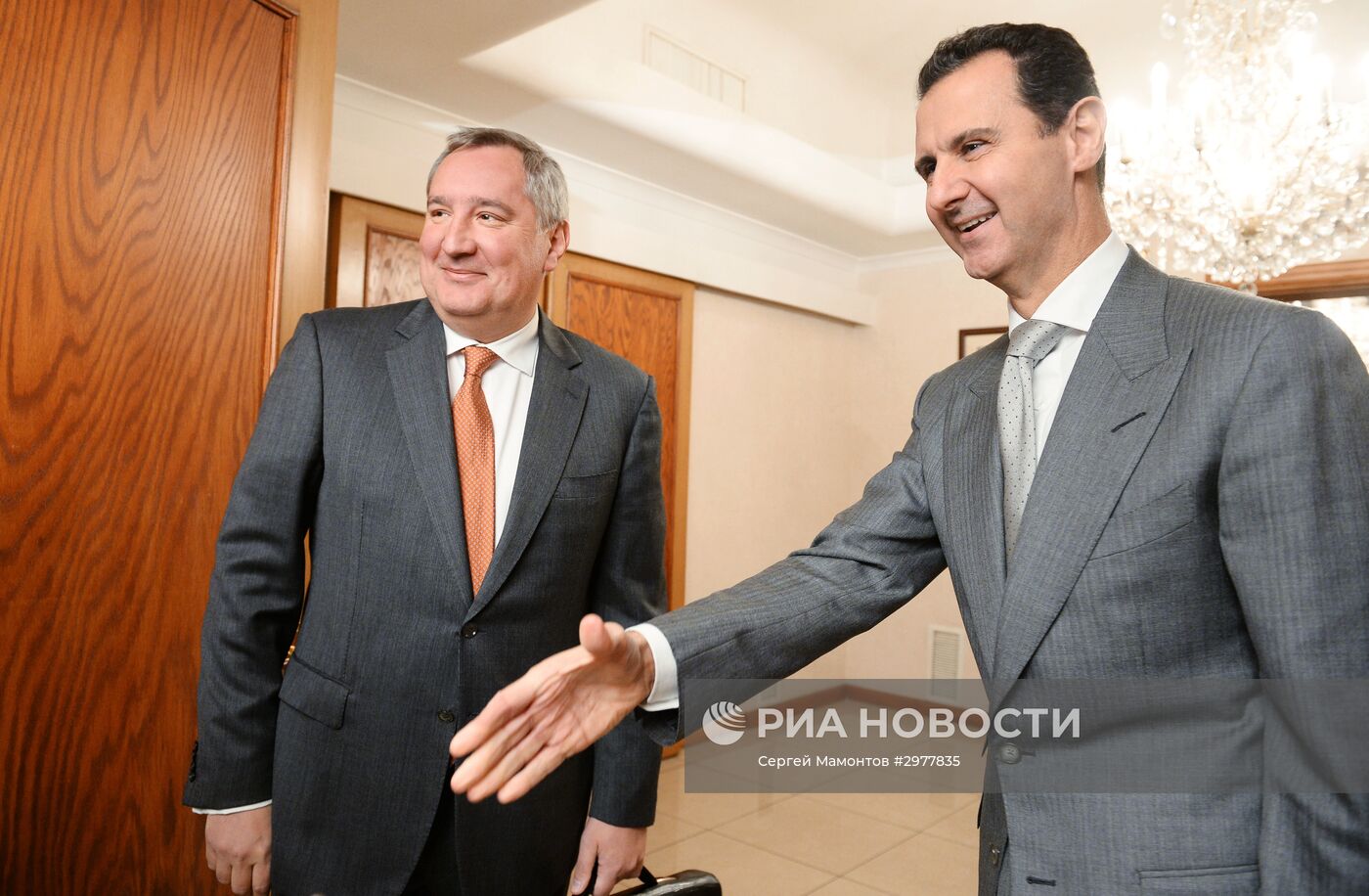 Визит вице-премьера РФ Д. Рогозина в Сирию