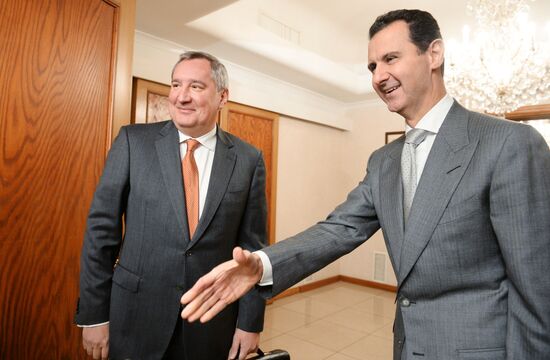 Визит вице-премьера РФ Д. Рогозина в Сирию
