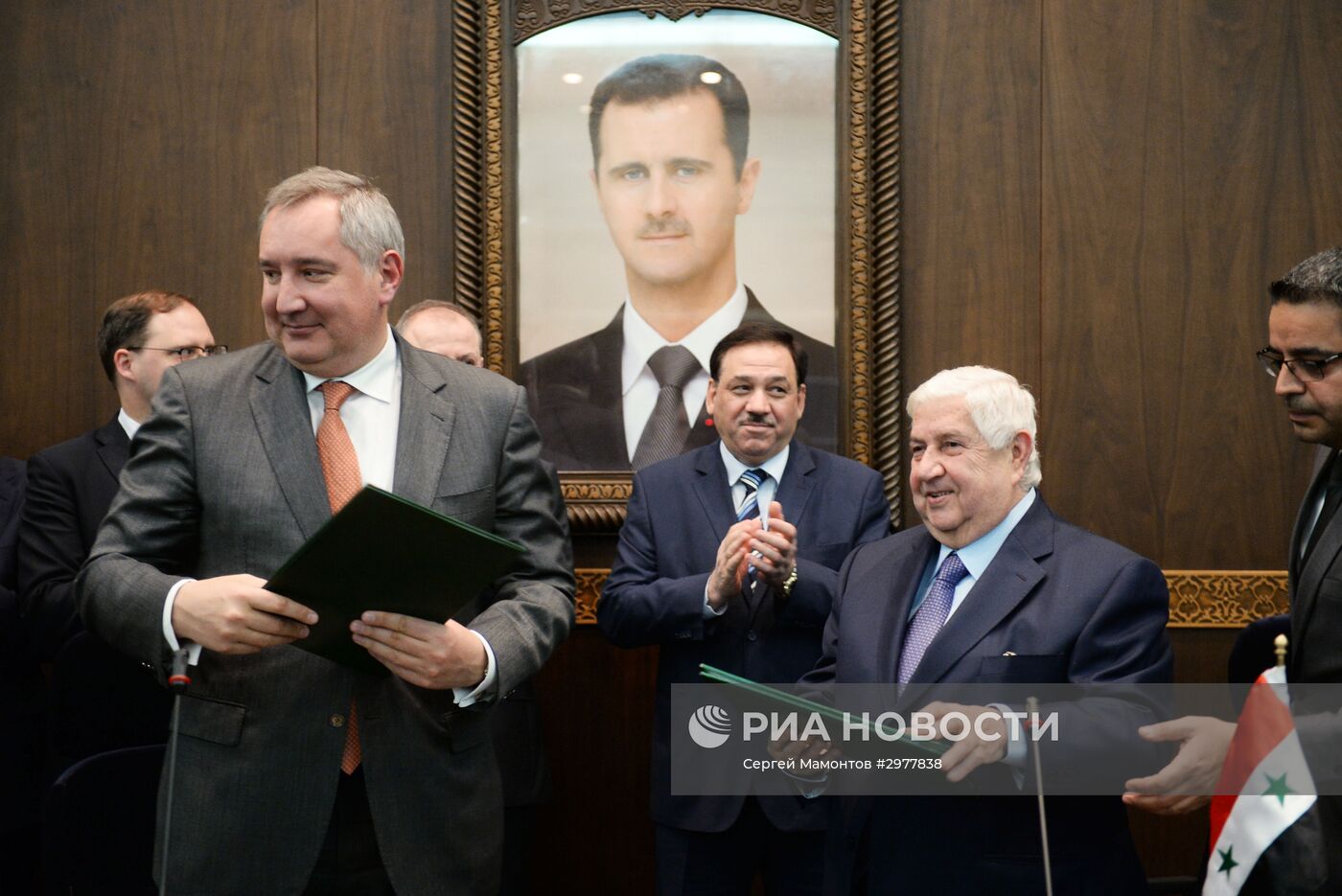 Визит вице-премьера РФ Д. Рогозина в Сирию