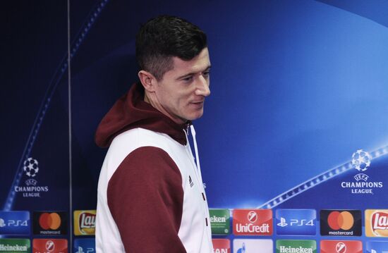 Футбол. Лига чемпионов. Тренировка ФК "Бавария"