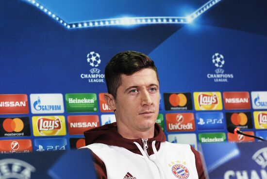 Футбол. Лига чемпионов. Тренировка ФК "Бавария"