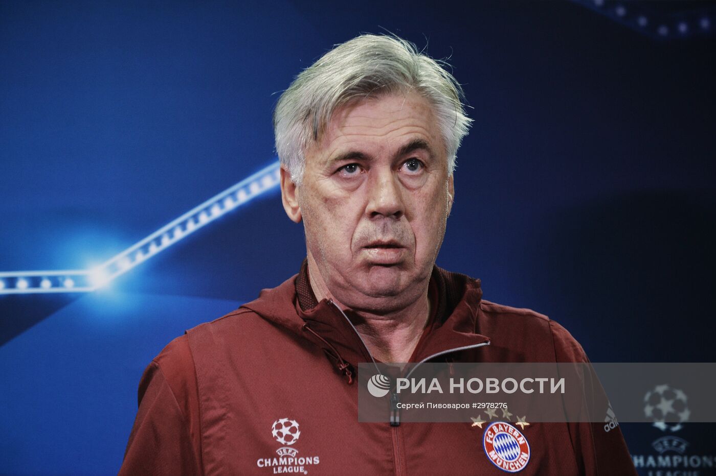 Футбол. Лига чемпионов. Тренировка ФК "Бавария"