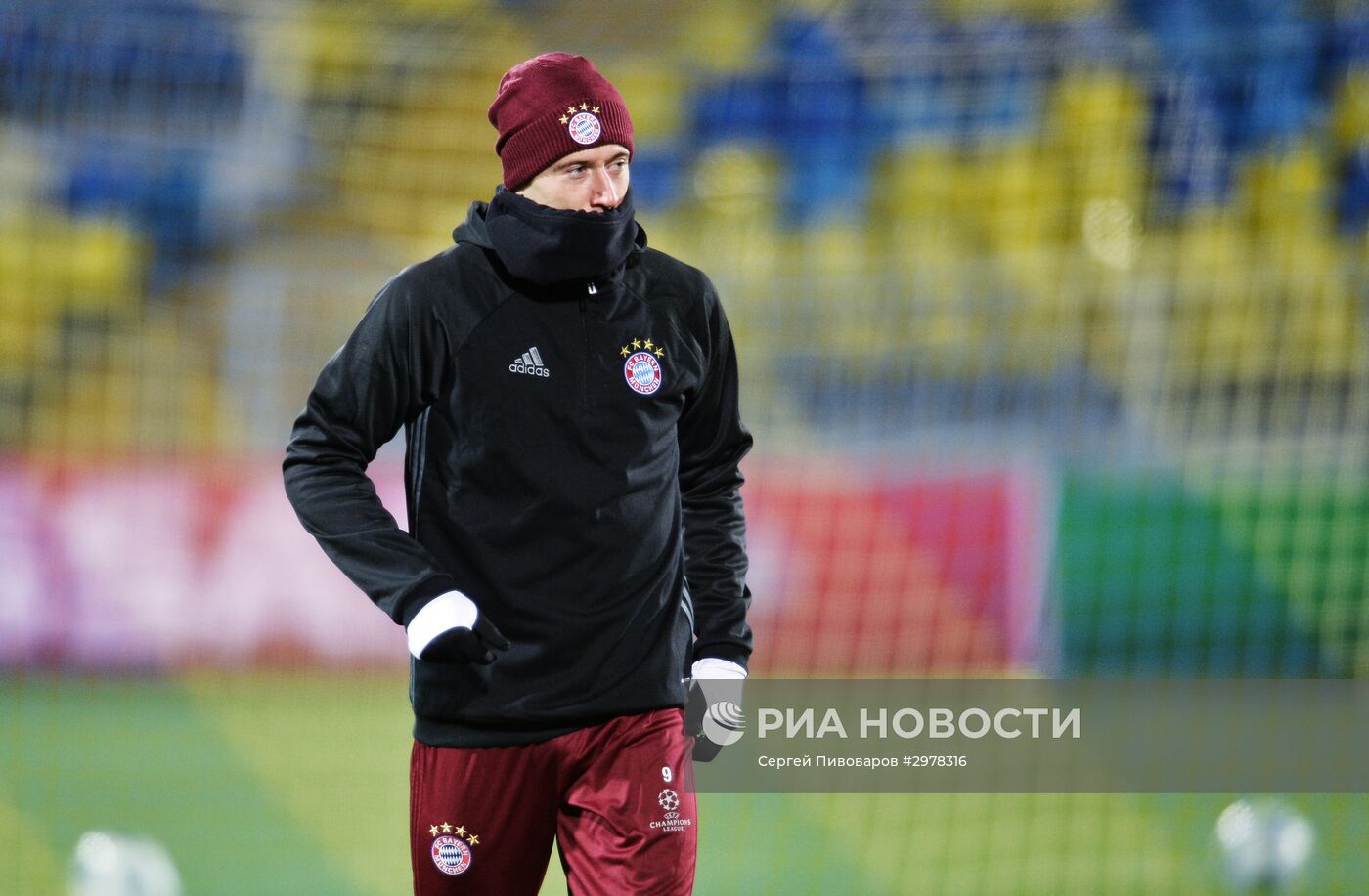 Футбол. Лига чемпионов. Тренировка ФК "Бавария"