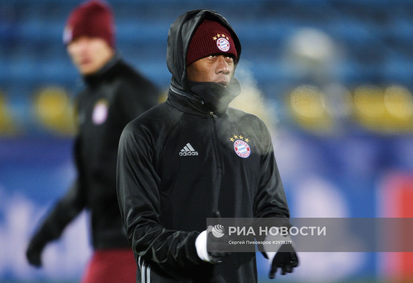 Футбол. Лига чемпионов. Тренировка ФК "Бавария"