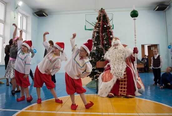 Дед Мороз из Великого Устюга посетил Томск