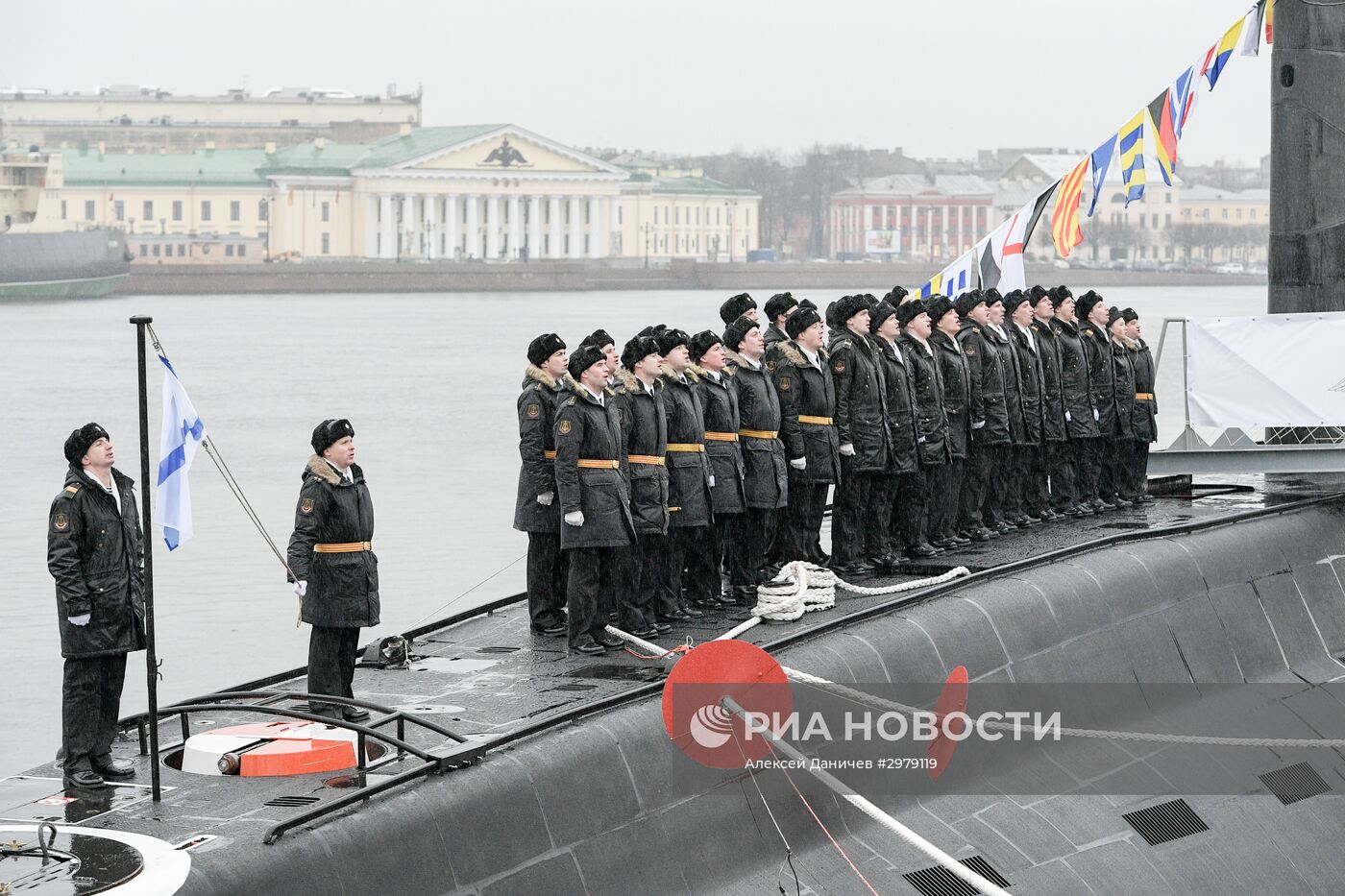 Передача подлодки "Колпино" ВМФ России