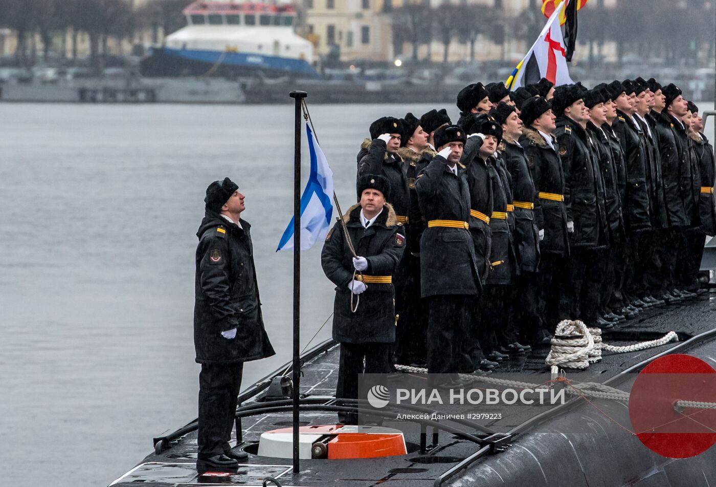 Передача подлодки "Колпино" ВМФ России