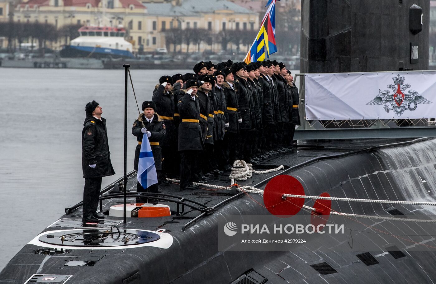 Передача подлодки "Колпино" ВМФ России