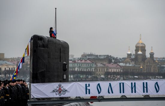 Передача подлодки "Колпино" ВМФ России