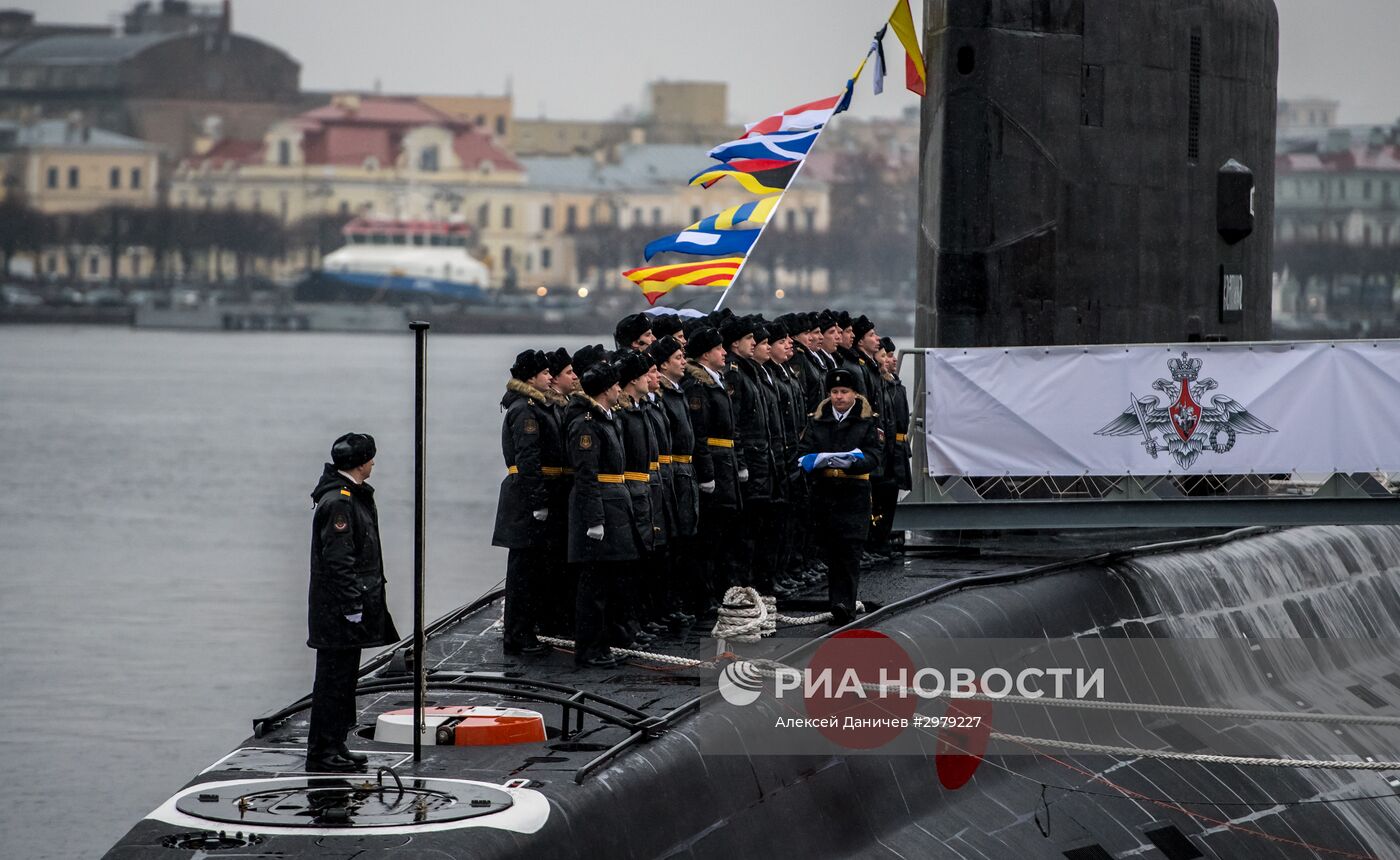 Передача подлодки "Колпино" ВМФ России