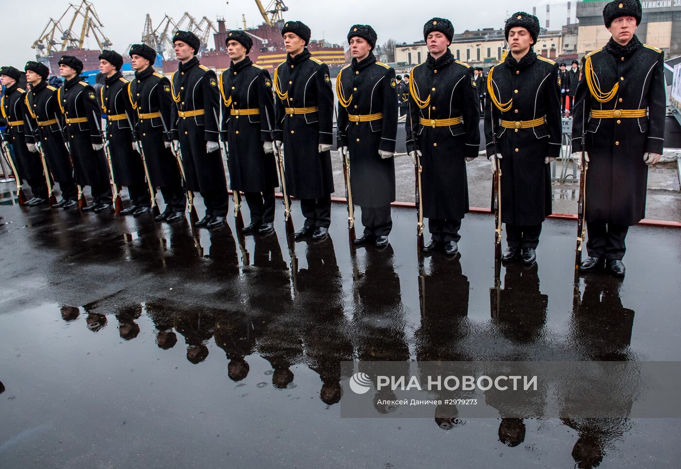 Передача подлодки "Колпино" ВМФ России