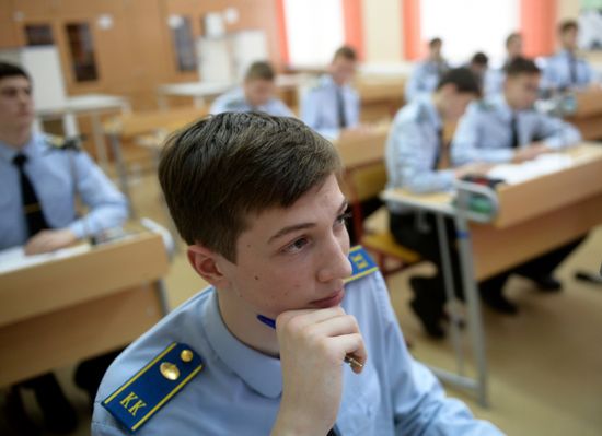 Кадетский класс в московской школе