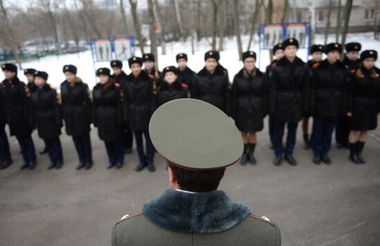 Кадетский класс в московской школе