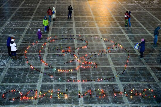 Акция против абортов "Один из нас" в Екатеринбурге