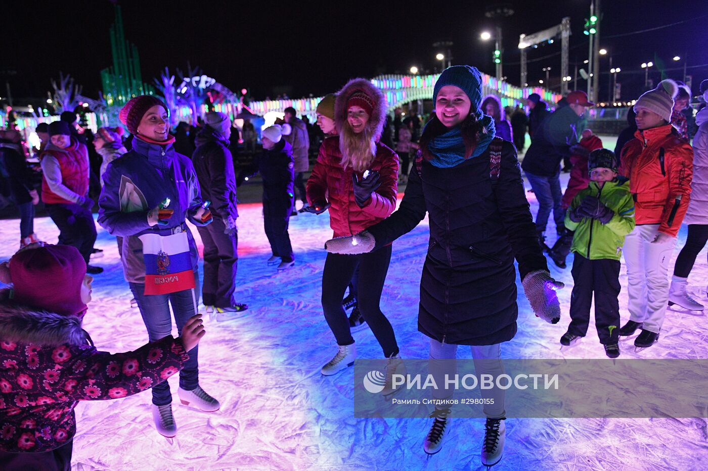 Открытие катка на ВДНХ