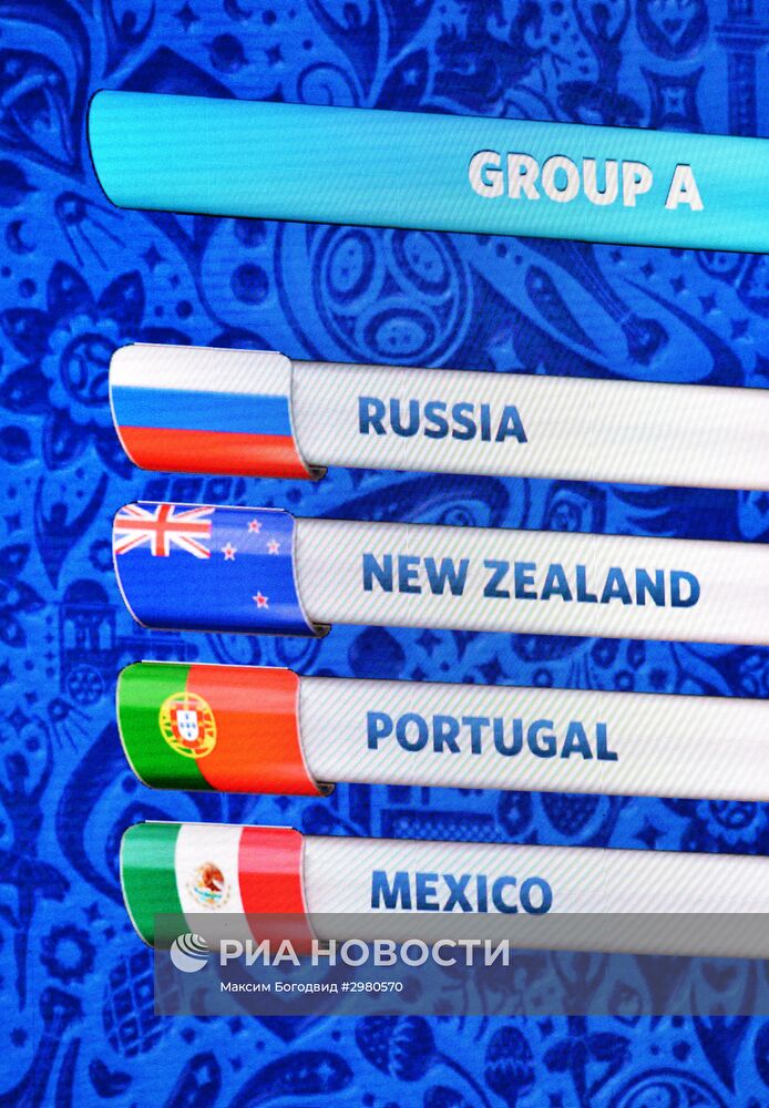 Официальная жеребьевка Кубка конфедераций