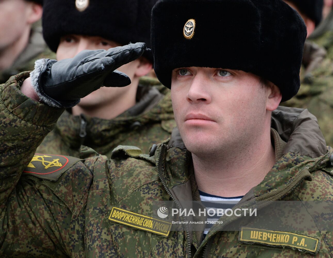 Празднование дня морской пехоты в Приморском крае