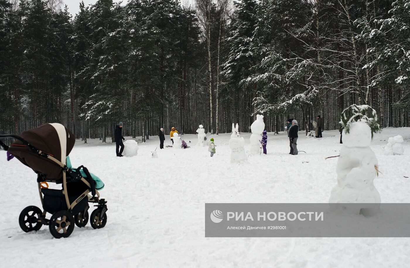 Зима в Санкт-Петербурге.