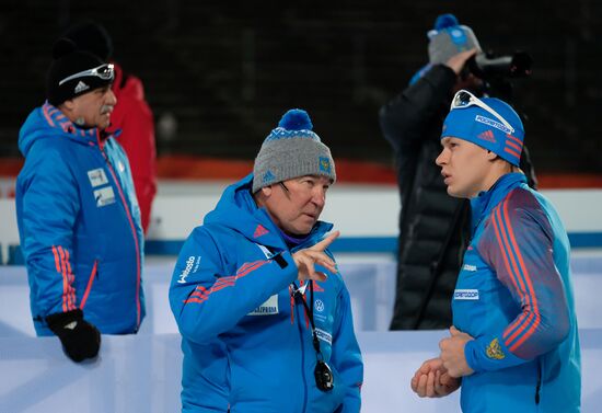 Биатлон. I этап Кубка мира. Тренировки