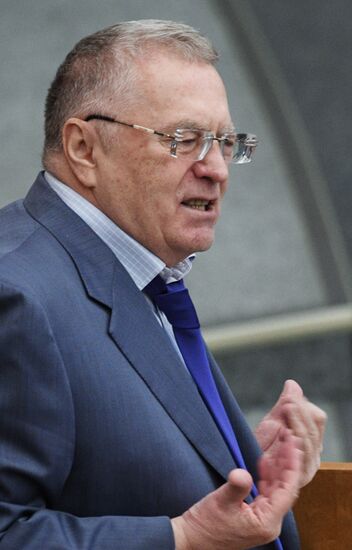 Пленарное заседание Госдумы РФ