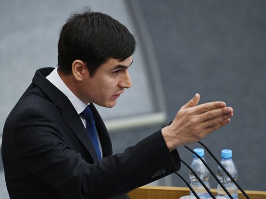 Пленарное заседание Госдумы РФ