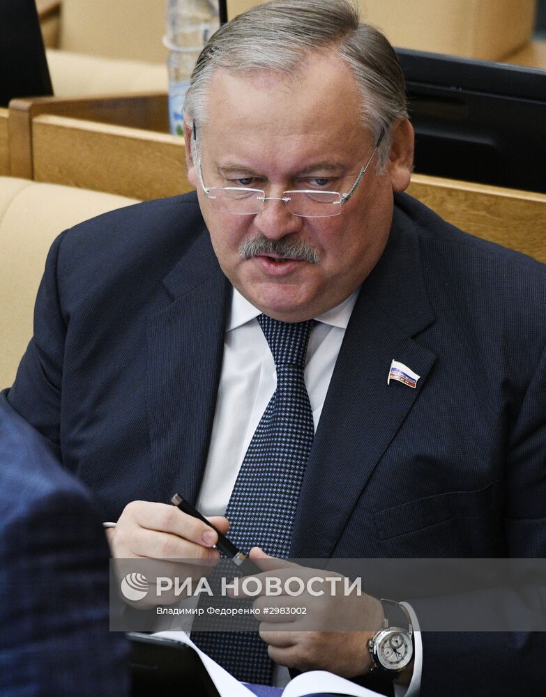 Пленарное заседание Госдумы РФ