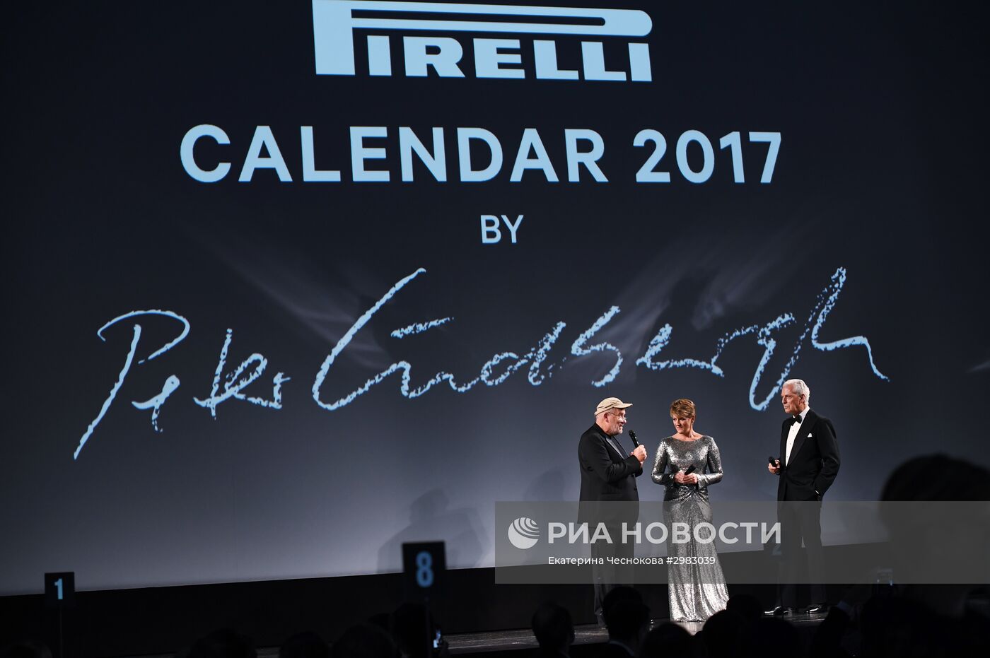 Презентация календаря Pirelli 2017