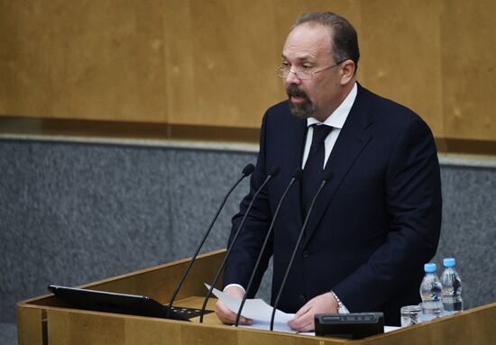 Пленарное заседание Госдумы РФ