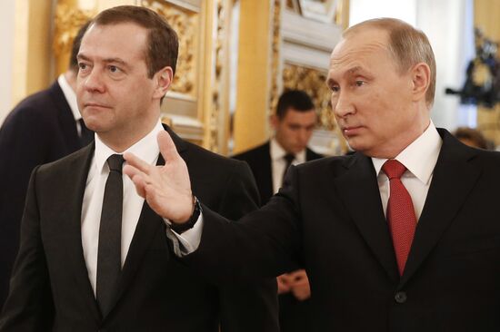 Ежегодное послание президента РФ В. Путина Федеральному Собранию