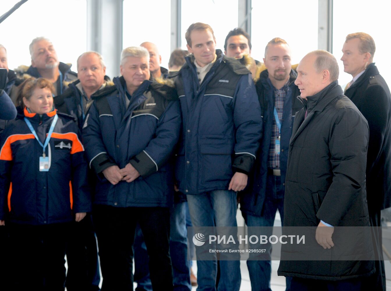 Рабочая поездка президента РФ В. Путина в Санкт-Петербург