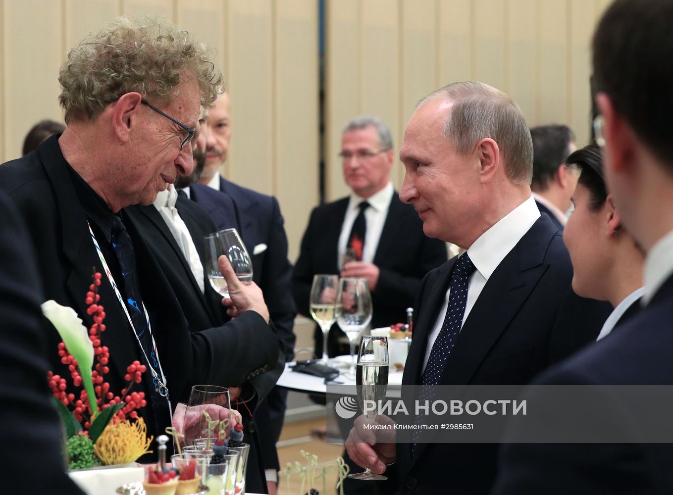 Рабочая поездка президента РФ В. Путина в Санкт-Петербург