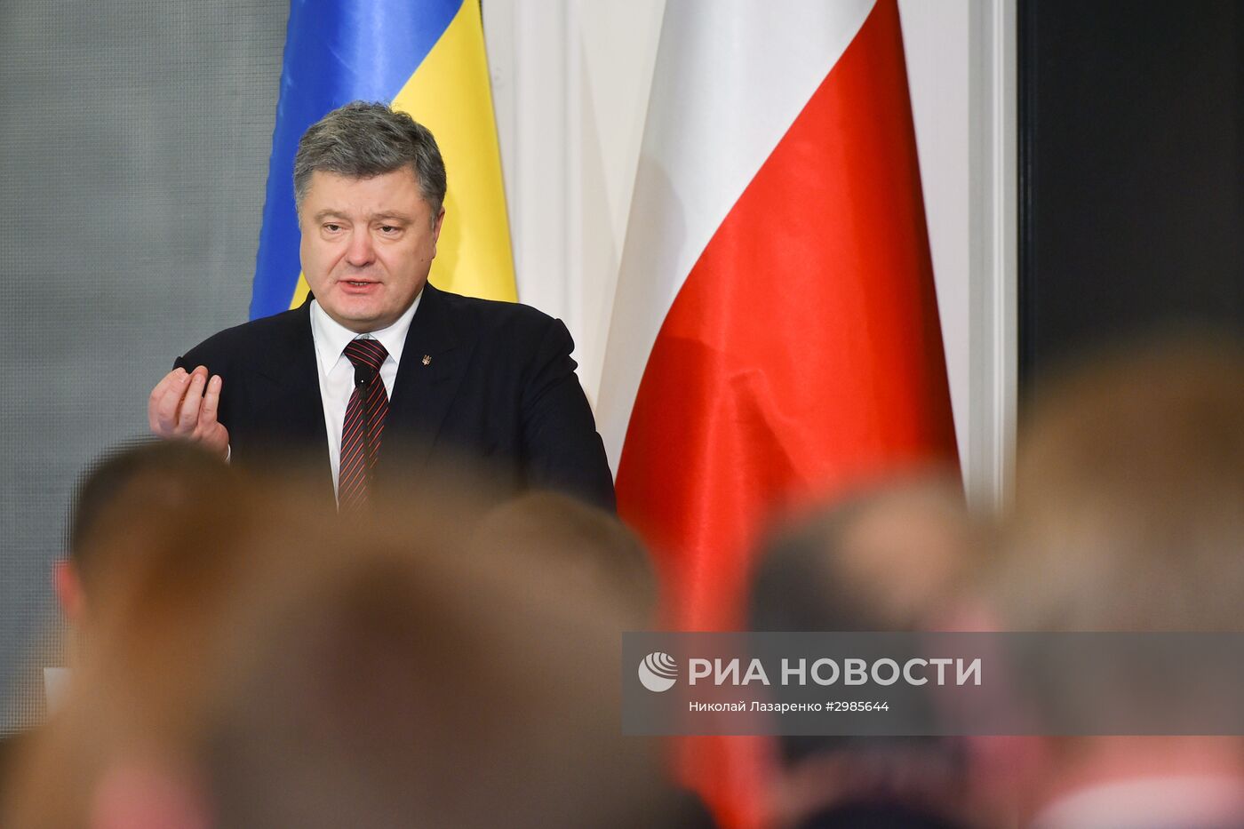 Визит президента Украины Петра Порошенко в Польшу