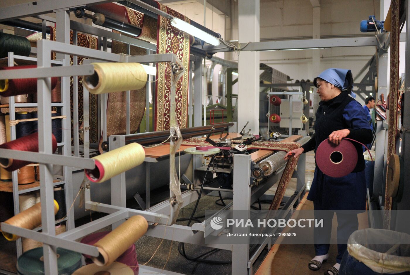 Завод по производству ковров SAG в Самарканде