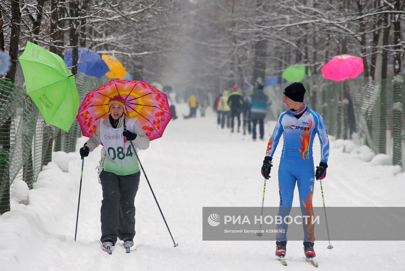 Лыжный фан-забег в Сокольниках