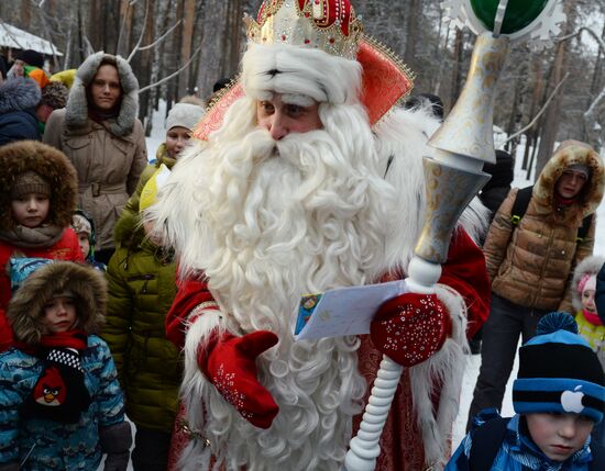 Дед Мороз из Великого Устюга посетил Екатеринбург