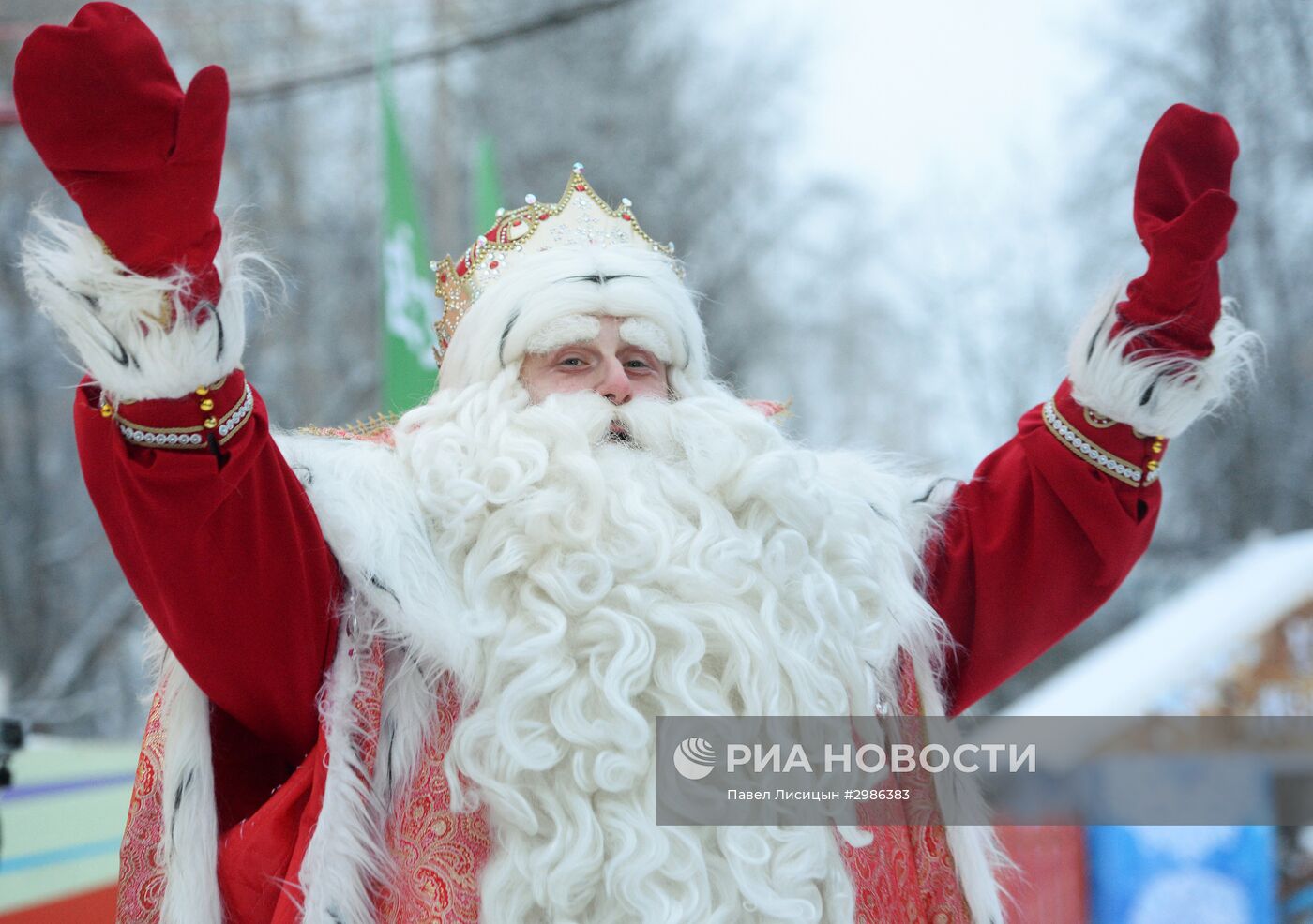 Дед Мороз из Великого Устюга посетил Екатеринбург