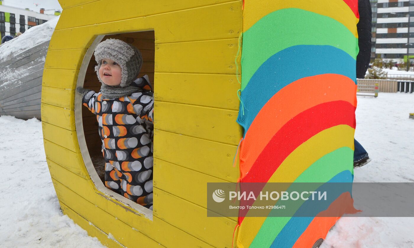 Мастер-класс по уличному вязанию в Минске