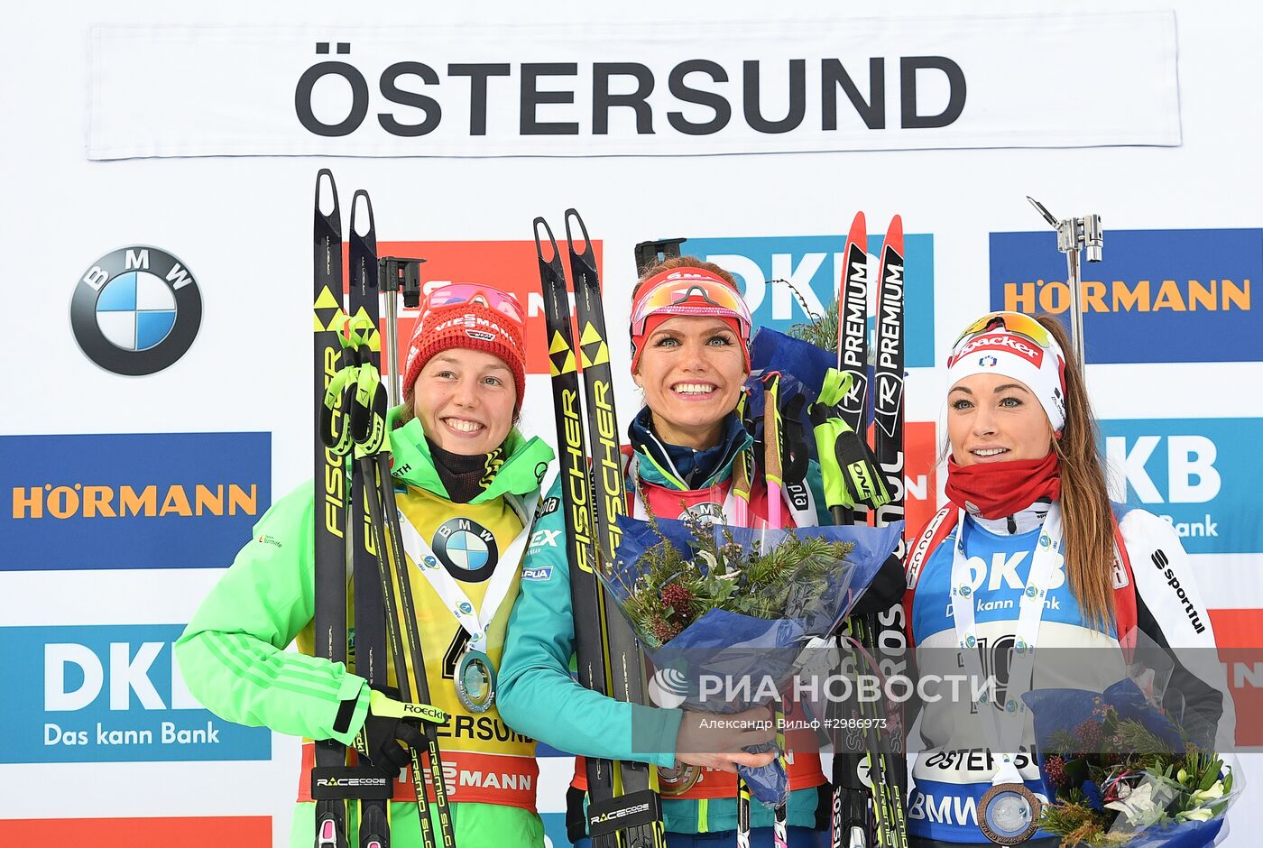 Биатлон. I этап Кубка мира. Женщины. Гонка преследования