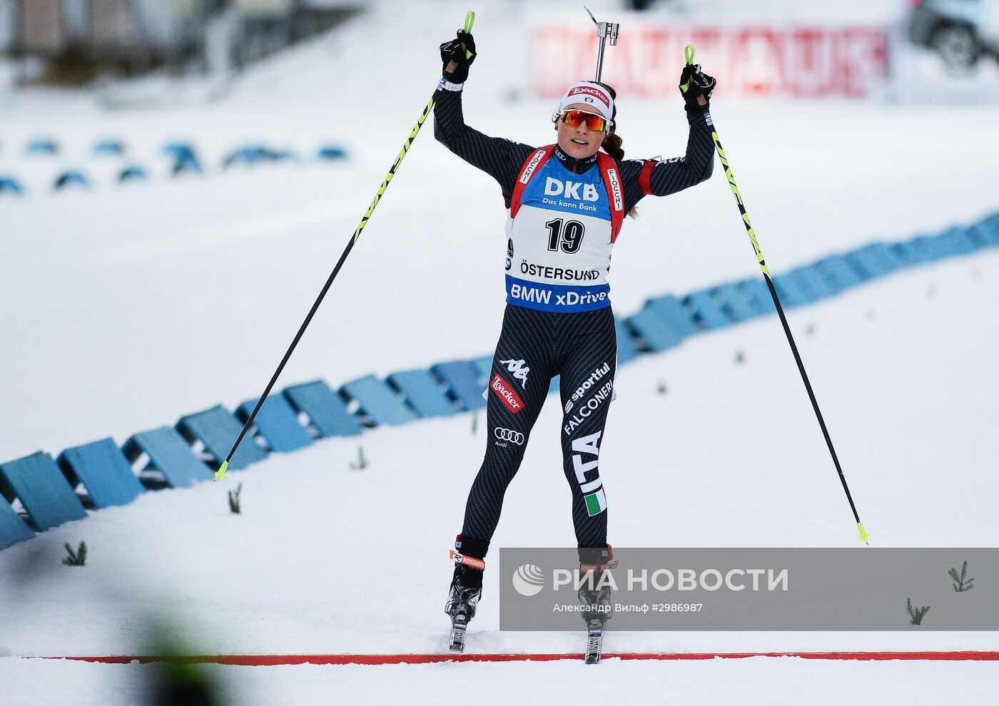 Биатлон. I этап Кубка мира. Женщины. Гонка преследования