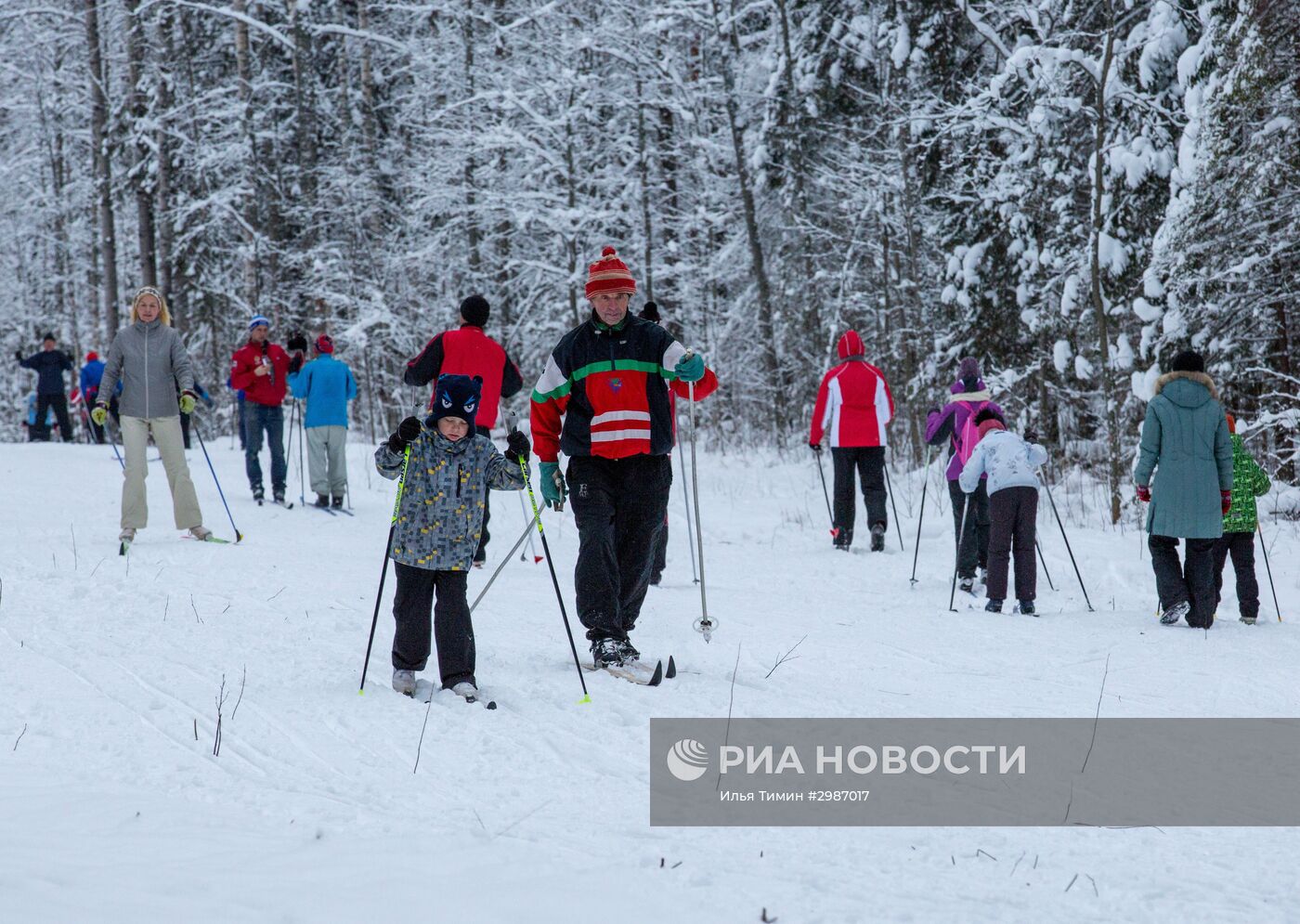 Лыжный фестиваль "Зимние фонтаны 2017" в Карелии