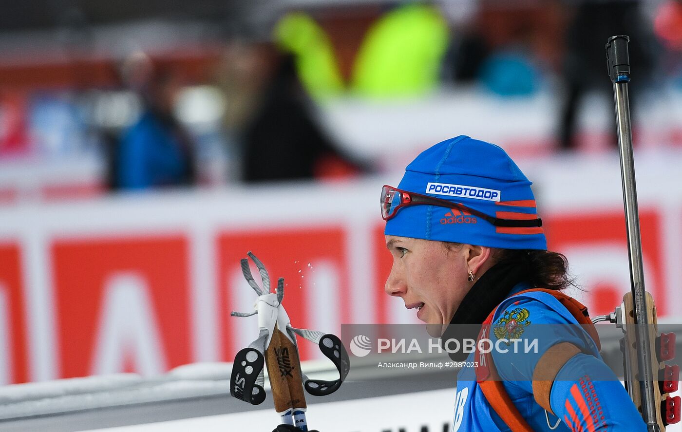 Биатлон. I этап Кубка мира. Женщины. Гонка преследования